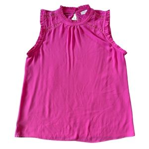 Loft Ruffle Sleeveless Tank Top